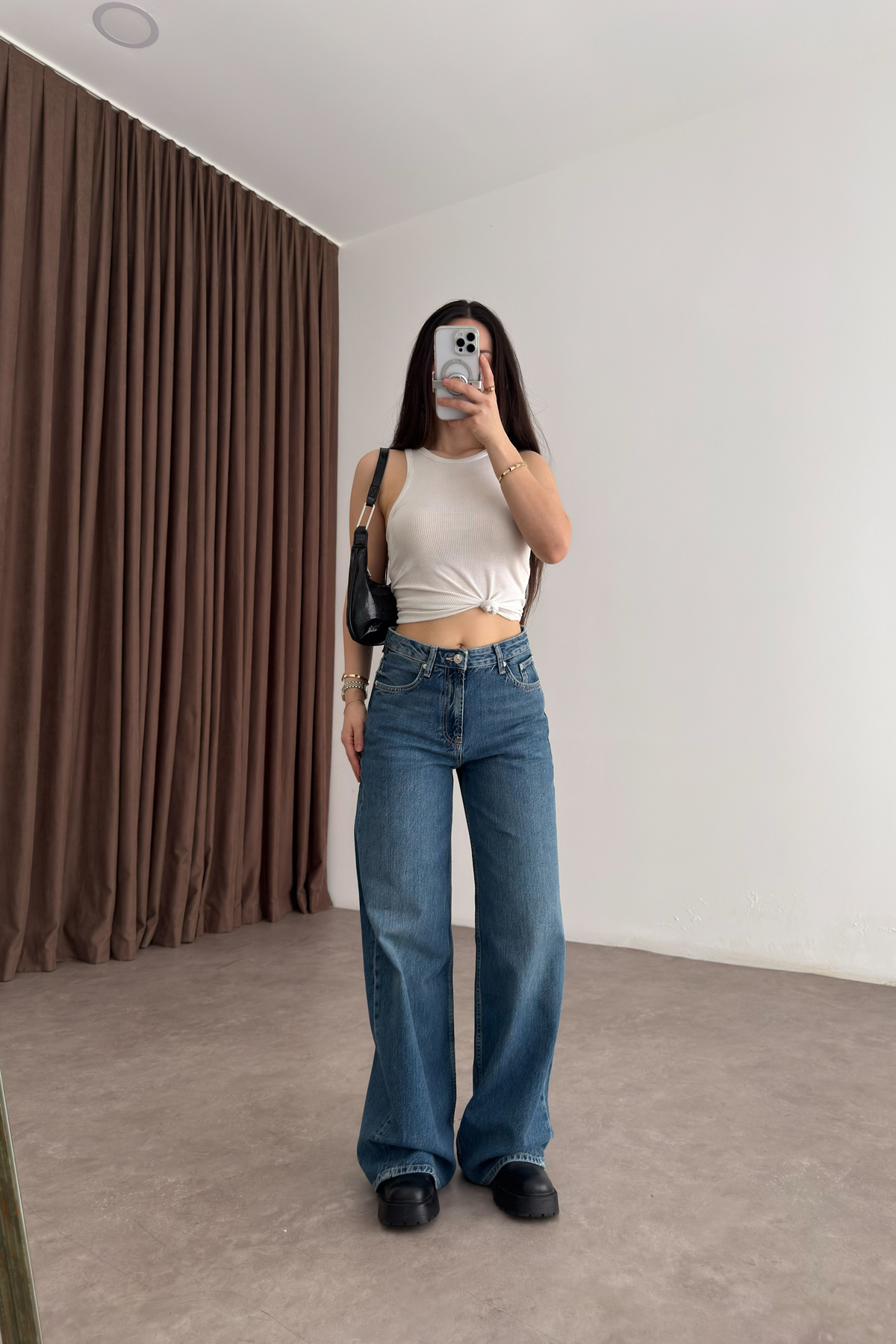 Clns Orj. Orta Mavi Loose Fit Jean