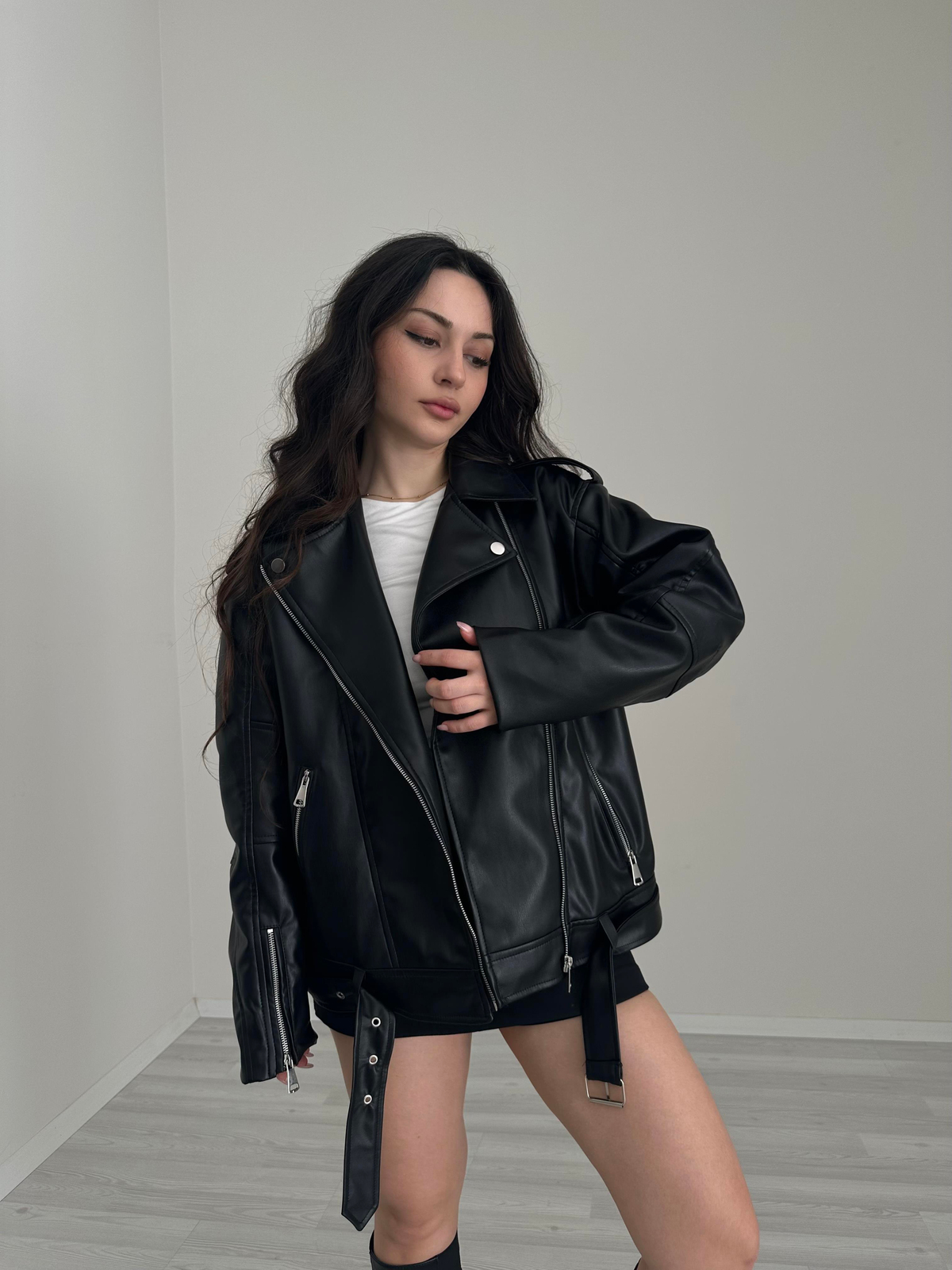 Premium Biker Deri Mont