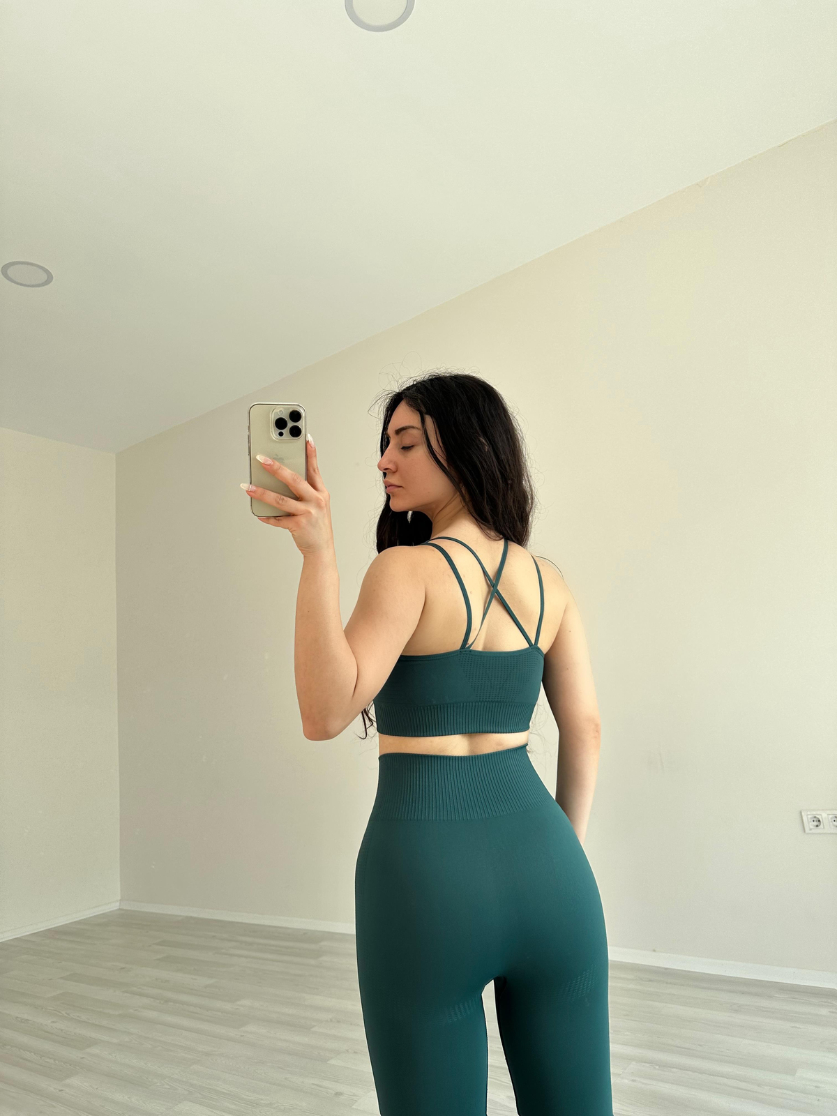 Womens Best Spor Tayt Forest Green