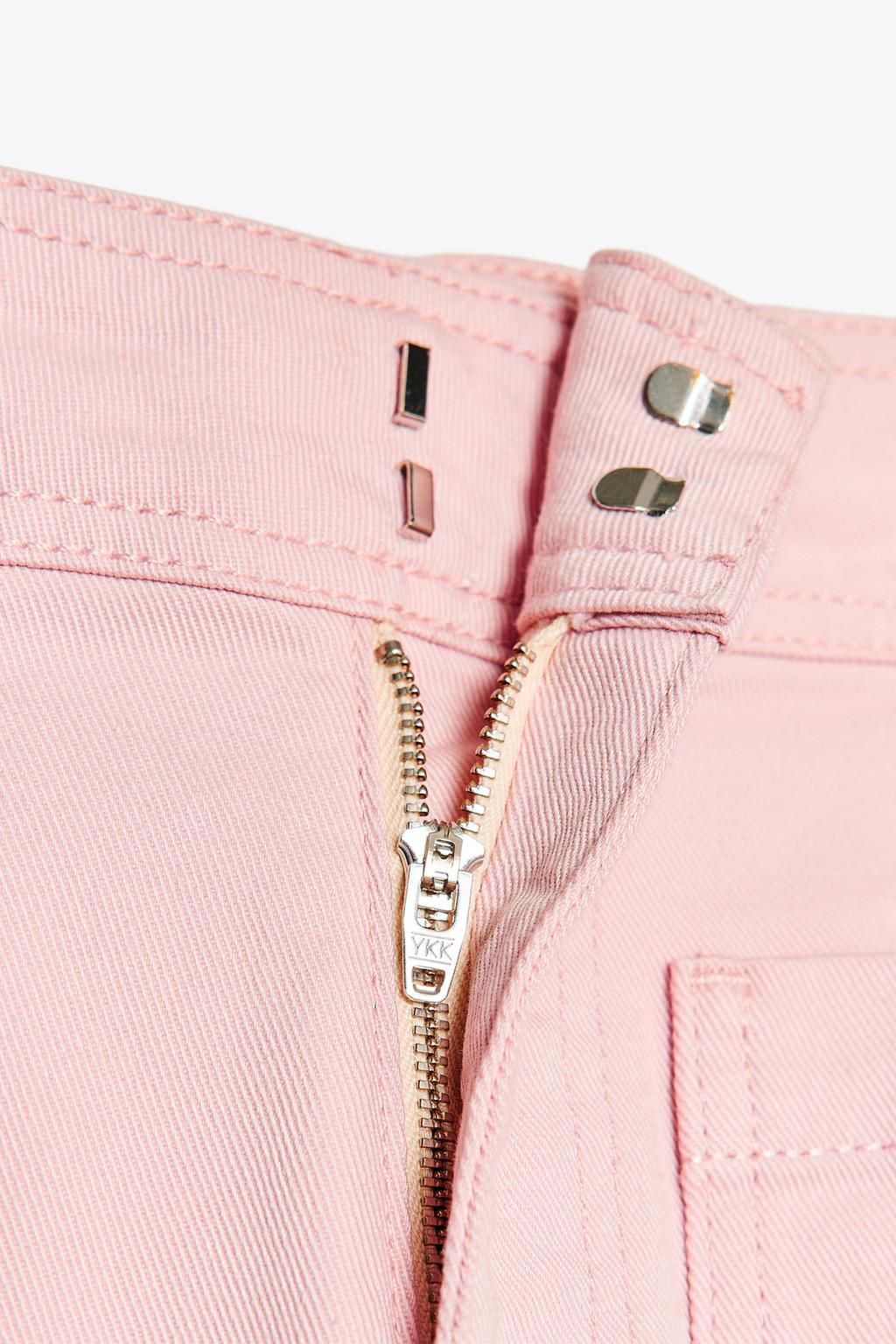 Zra Orijinal Önü Cep Detaylı Soft Pembe Jean
