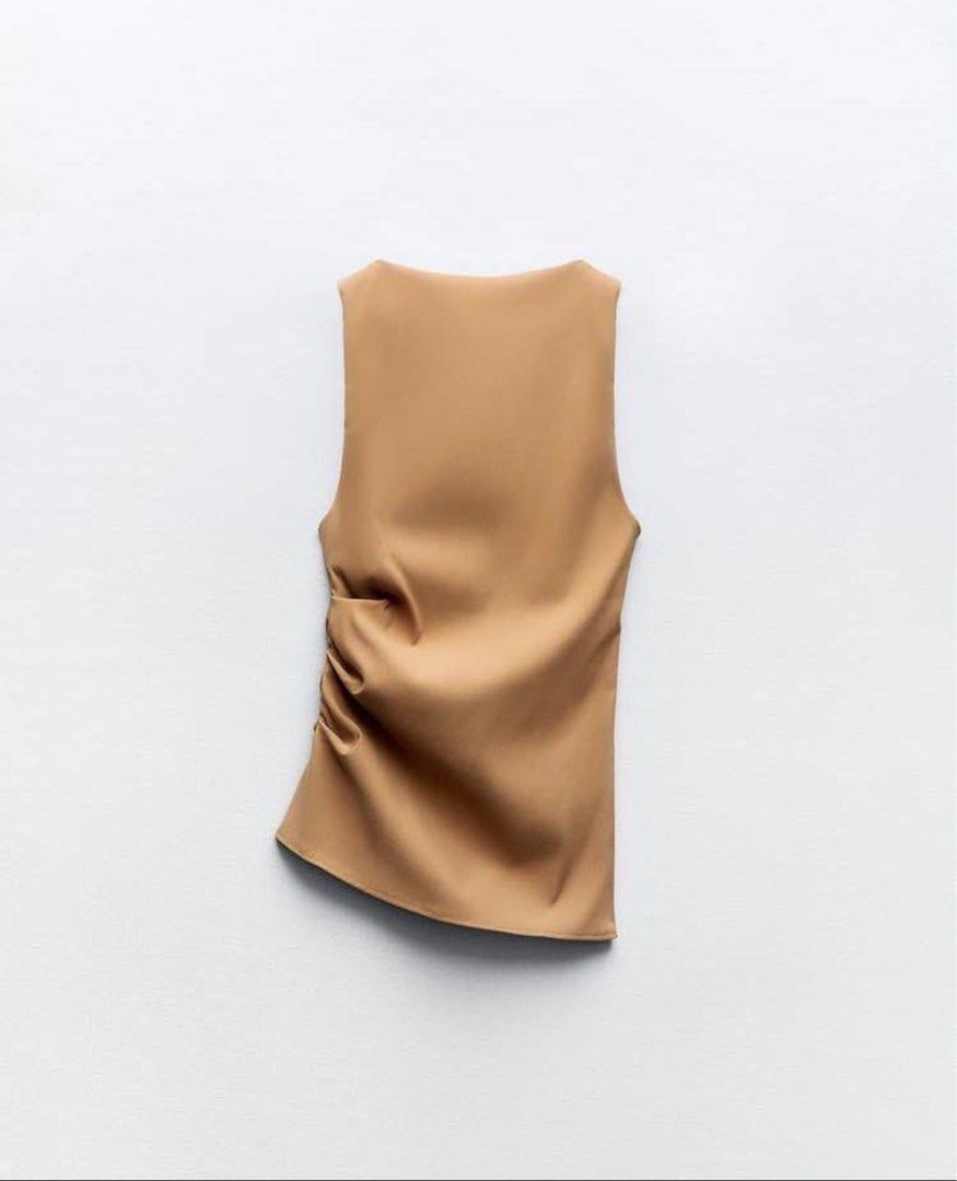 ZRA Premium Crep Camel Bluz