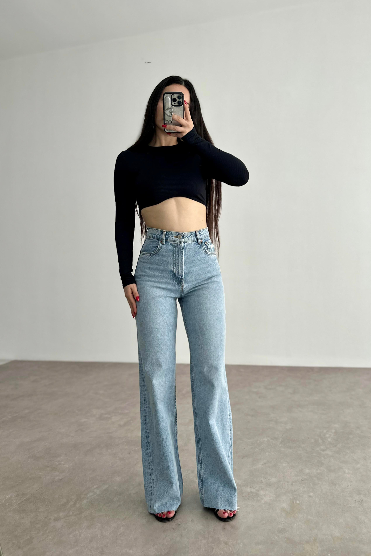 ZRA Premium Straightleg Jean Light Blue
