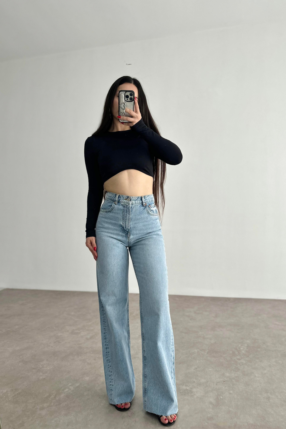 ZRA Premium Straightleg Jean Light Blue
