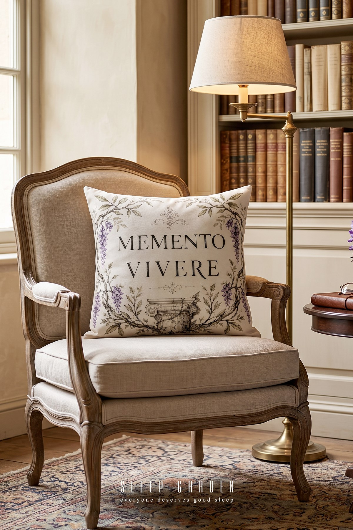 Sleep Garden Memento Vivere Tasarım Dekoratif Kırlent Kılıfı | Modern Ev Dekoru 43x43Sleep Garden