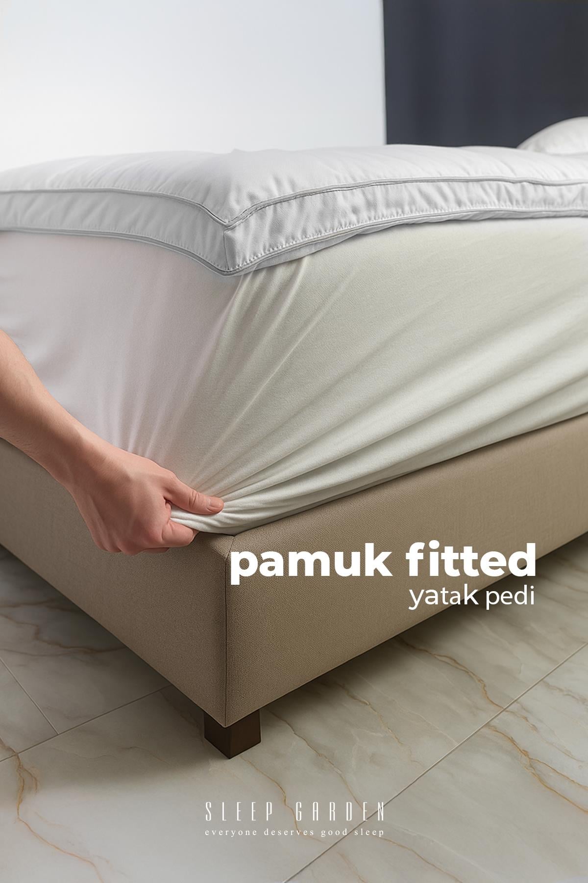 Sleep Garden Pamuk Yatak Pedi Fitted Tek Kişilik (100x200)Sleep Garden Pamuk Yatak Pedi Fitted Tek Kişilik (100x200)Sleep Garden
