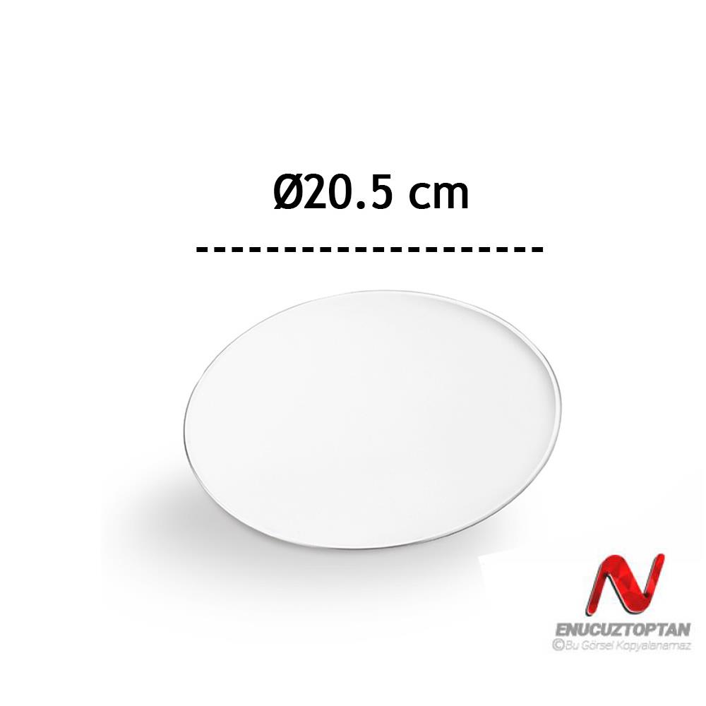 Abant Çelik 430 Kenarlı Pasta Altlığı No:2 20,5 cm | ID4889
