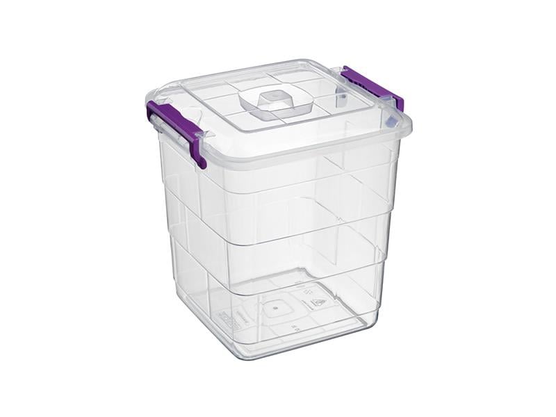 Bursev 1152 02 Tetris Kare Saklama Kabı 10 Litre | ID3673