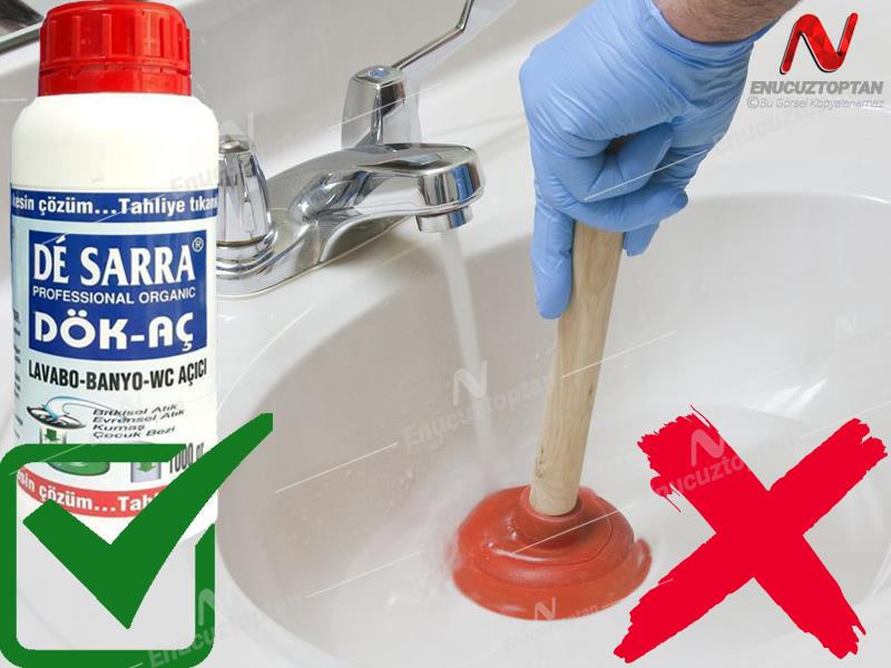 De Sarra Dök Aç Lavabo Wc Banyo Açıcı 1000 Gr | ID4471