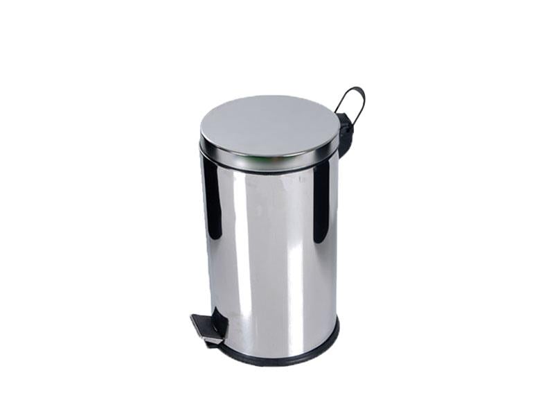 Krom Pedallı Çöp Kovası Ofis Tipi 16 Litre | ID3003