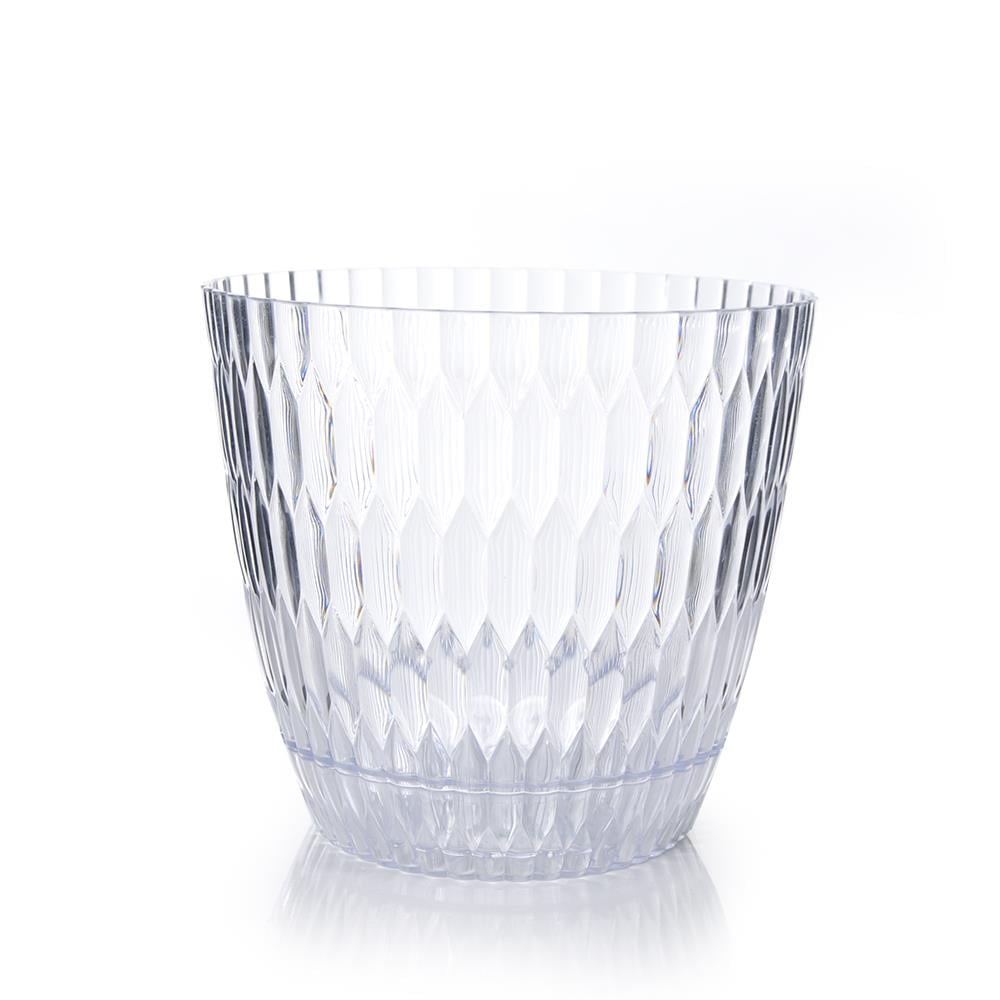 Şenyayla 5439 Şeffaf Brezza Desenli Saksı No:2 1,5 Litre | ID5540