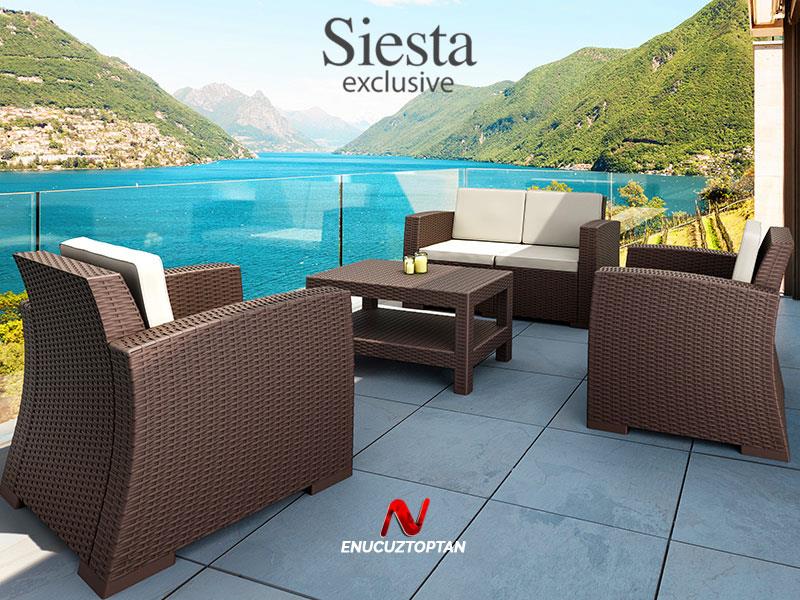 Siesta 831 Monaco Lounge Rattan Tekli Koltuk | ID1095
