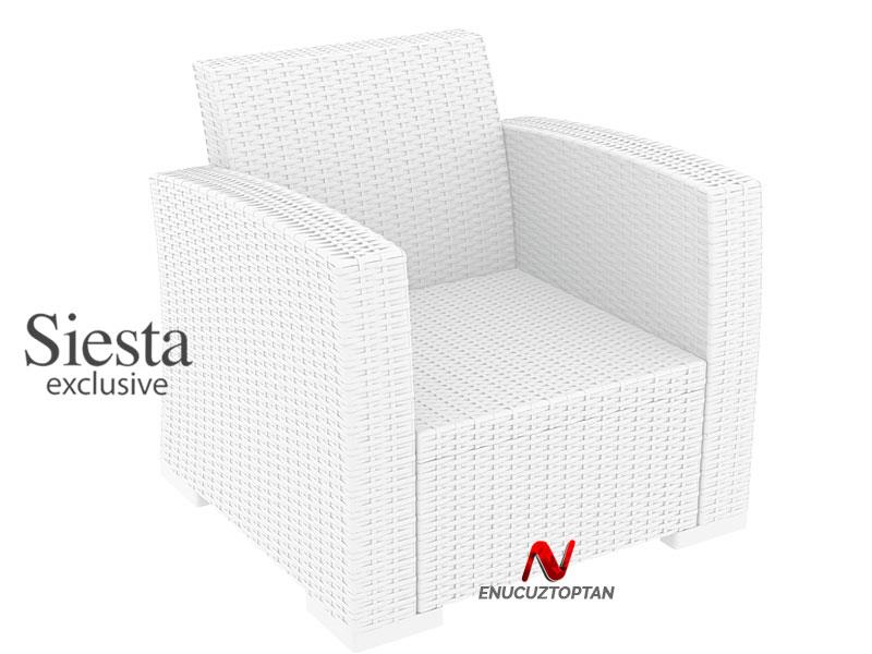 Siesta 831 Monaco Lounge Rattan Tekli Koltuk | ID1095