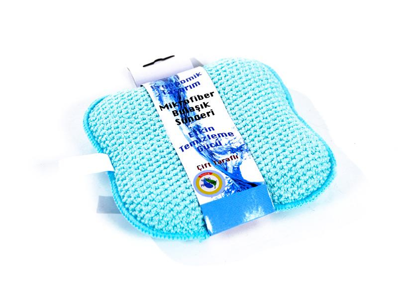 Spark MS7020 Mikrofiber Çift Taraflı Bulaşık Süngeri 13x13cm | ID3024