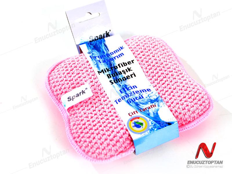 Spark MS7020 Mikrofiber Çift Taraflı Bulaşık Süngeri 13x13cm | ID3024