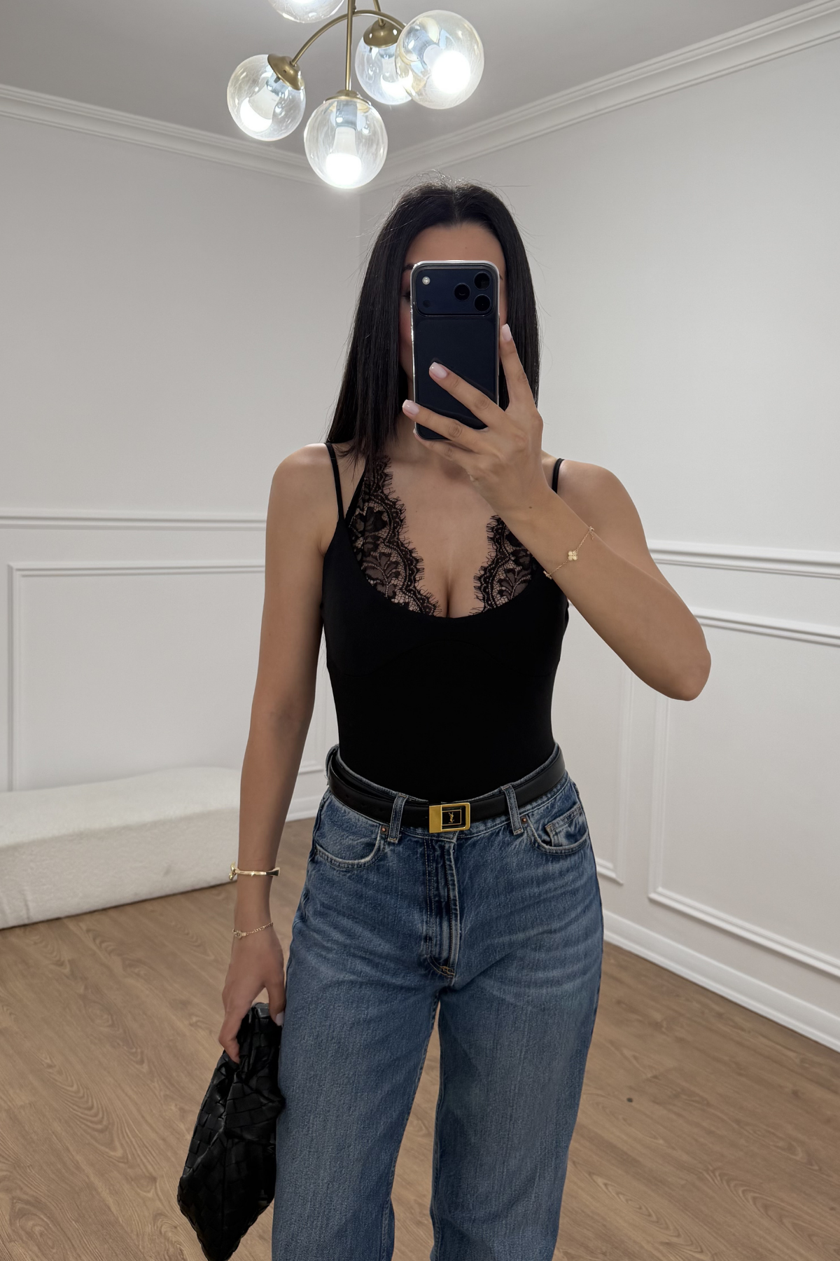 DANTEL DETAYLI BODYSUIT 