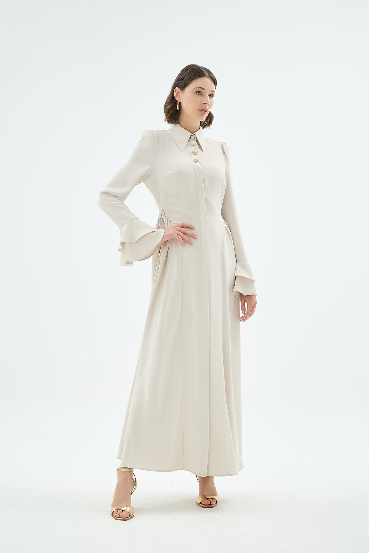 30012 ALUNE ELBİSE Taş