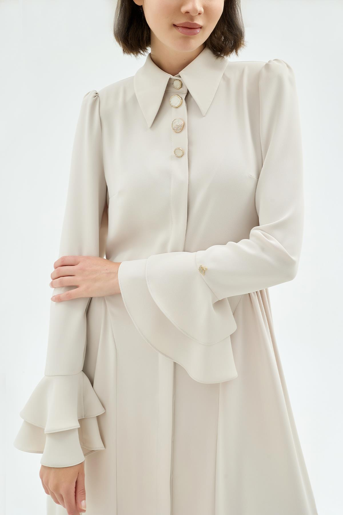 30012 ALUNE ELBİSE Taş