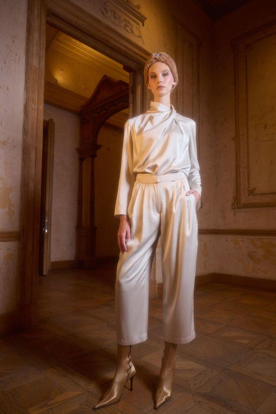 Cristalle Pantolon Taş