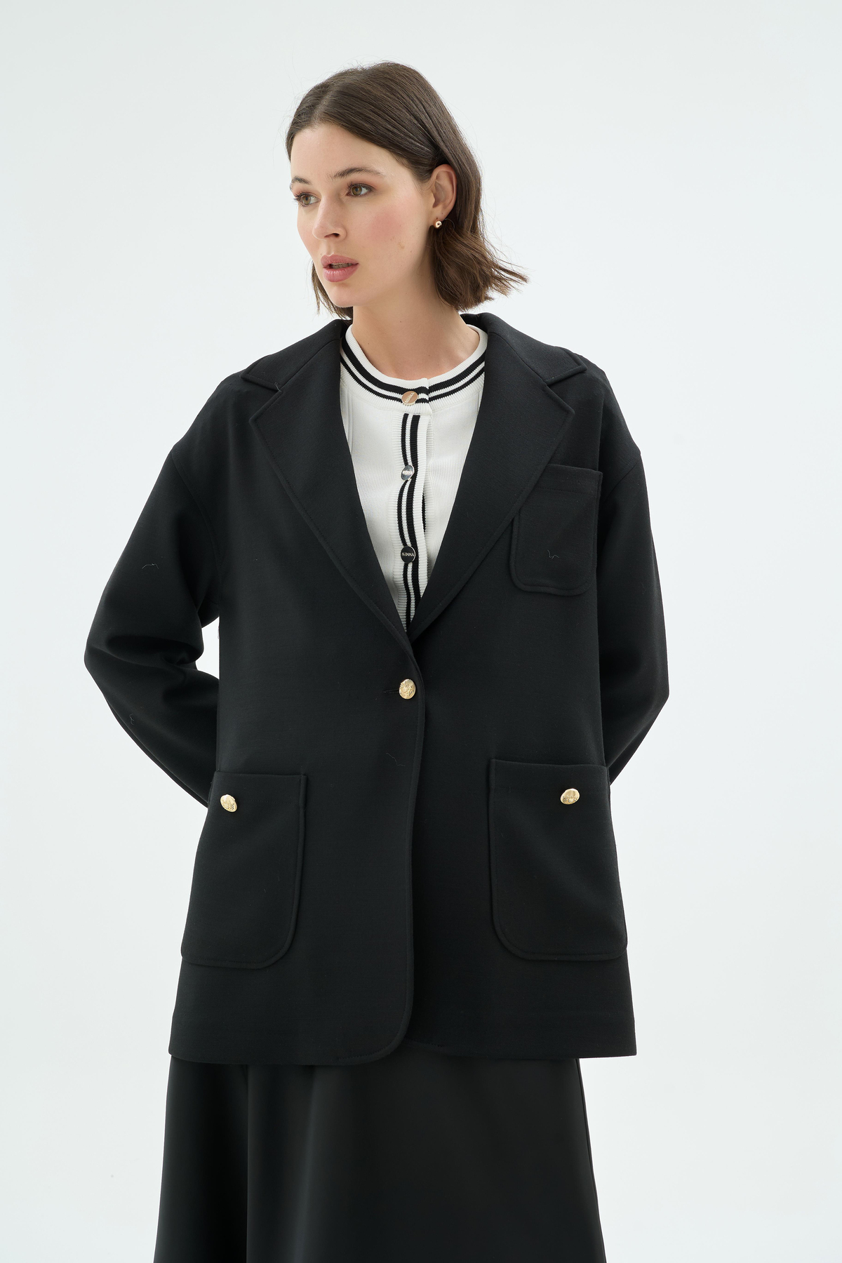 46002 ECHO KAP Siyah