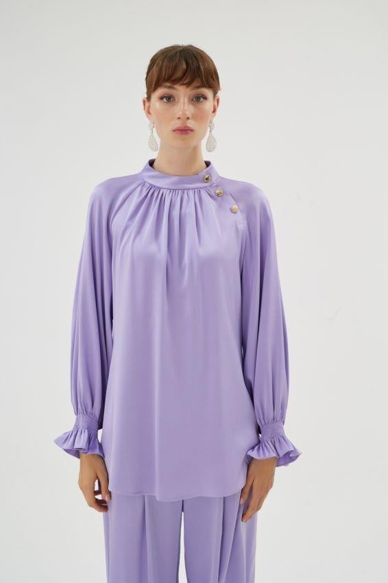 Elegance Bluz Mor