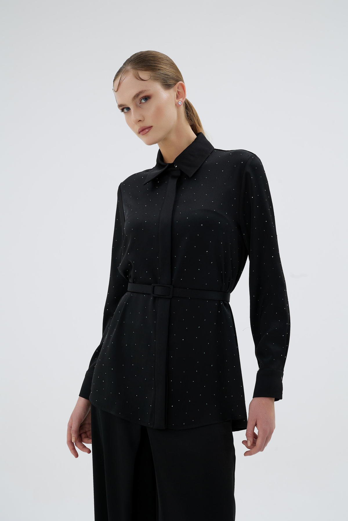 ELİZA GÖMLEK Siyah