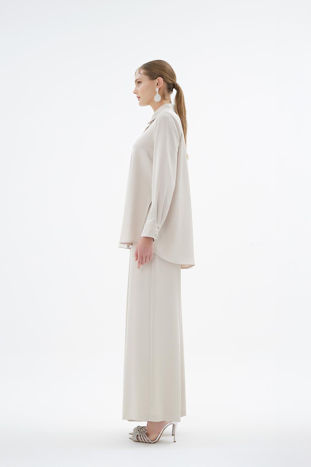 21022 ELİZA GÖMLEK Taş