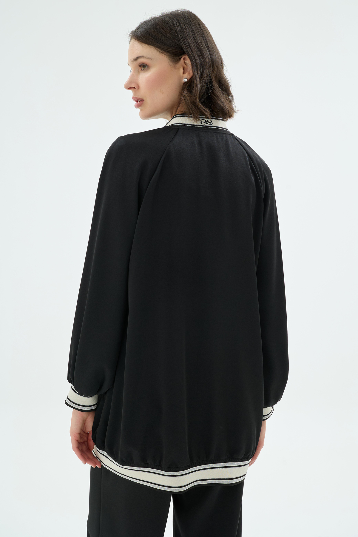 48001 FEMKE BOMBER Siyah