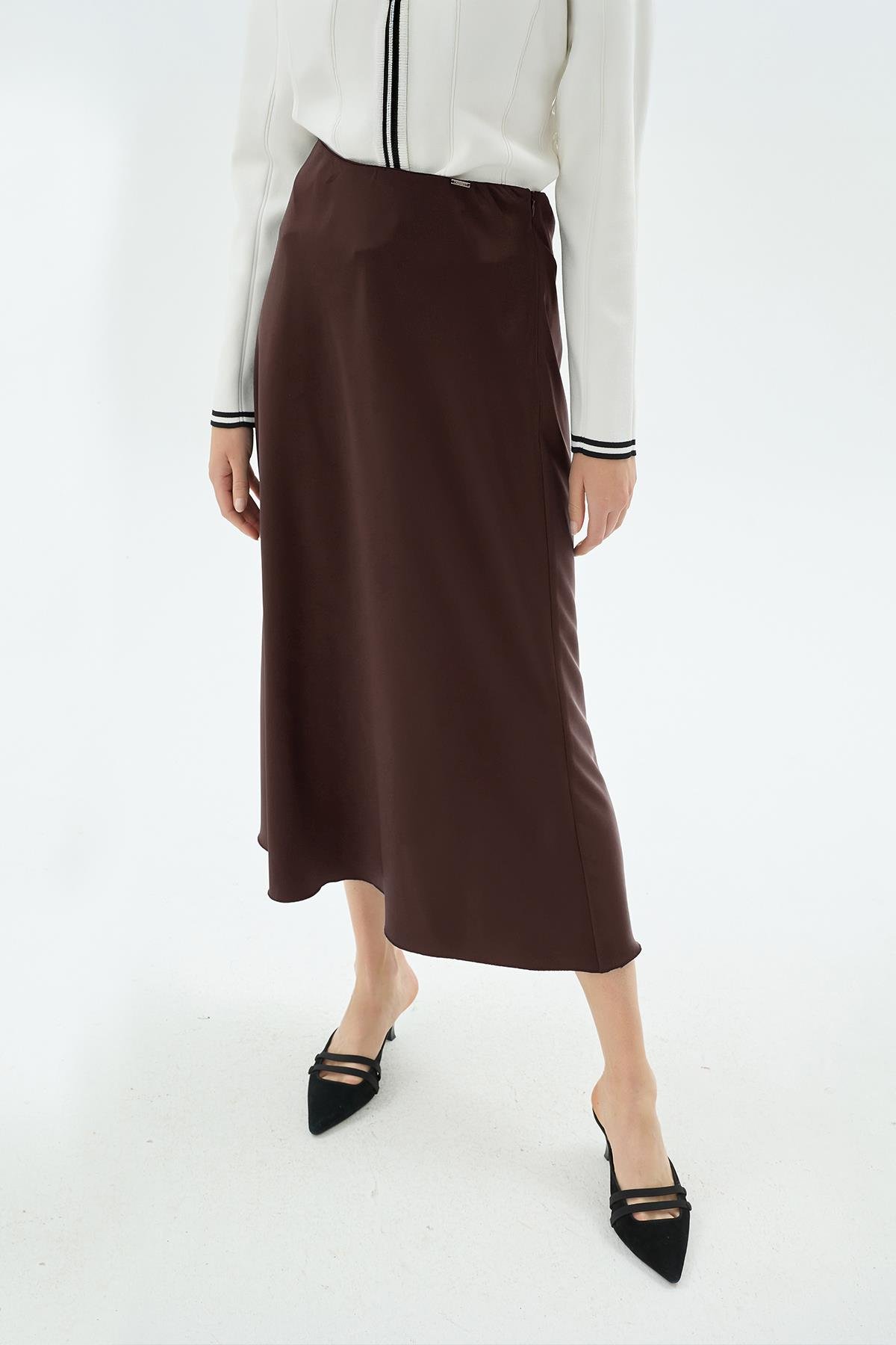 66004 LİSA ETEK Kahve