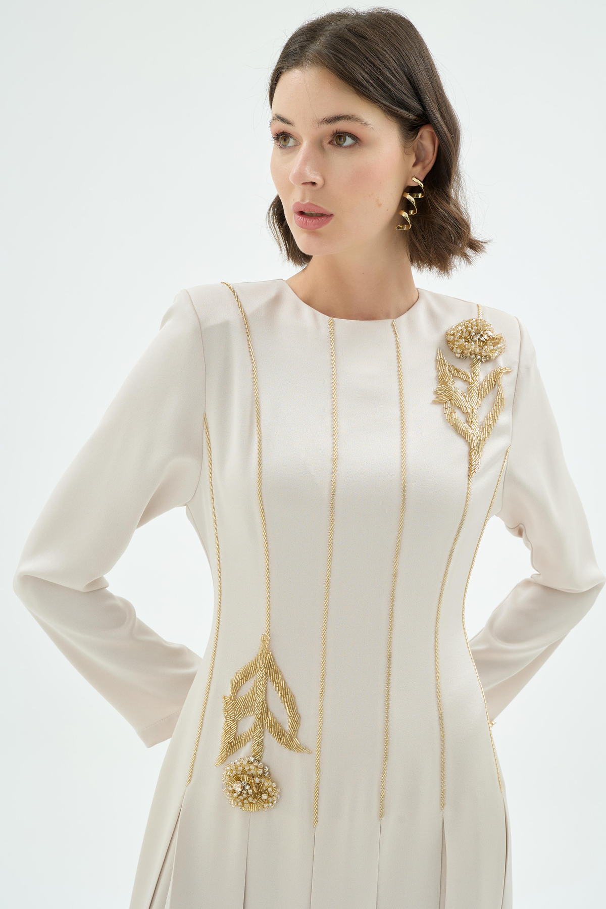 30014 MİA ABİYE ELBİSE Taş