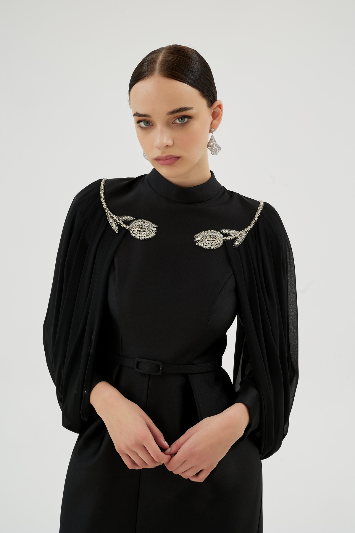 SHOSAN ELBİSE Siyah