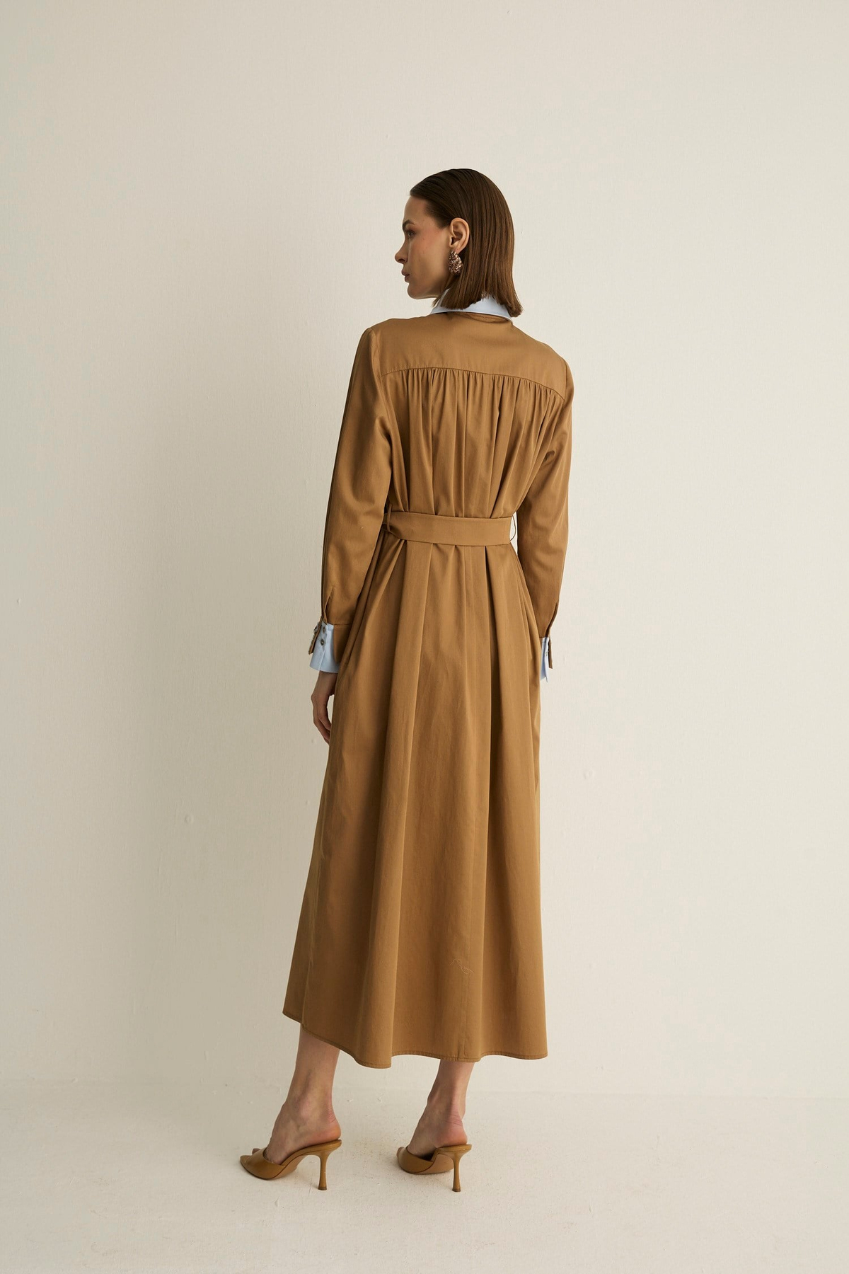 30016 ALLEGRA ELBISE Kahve-SD262062030016