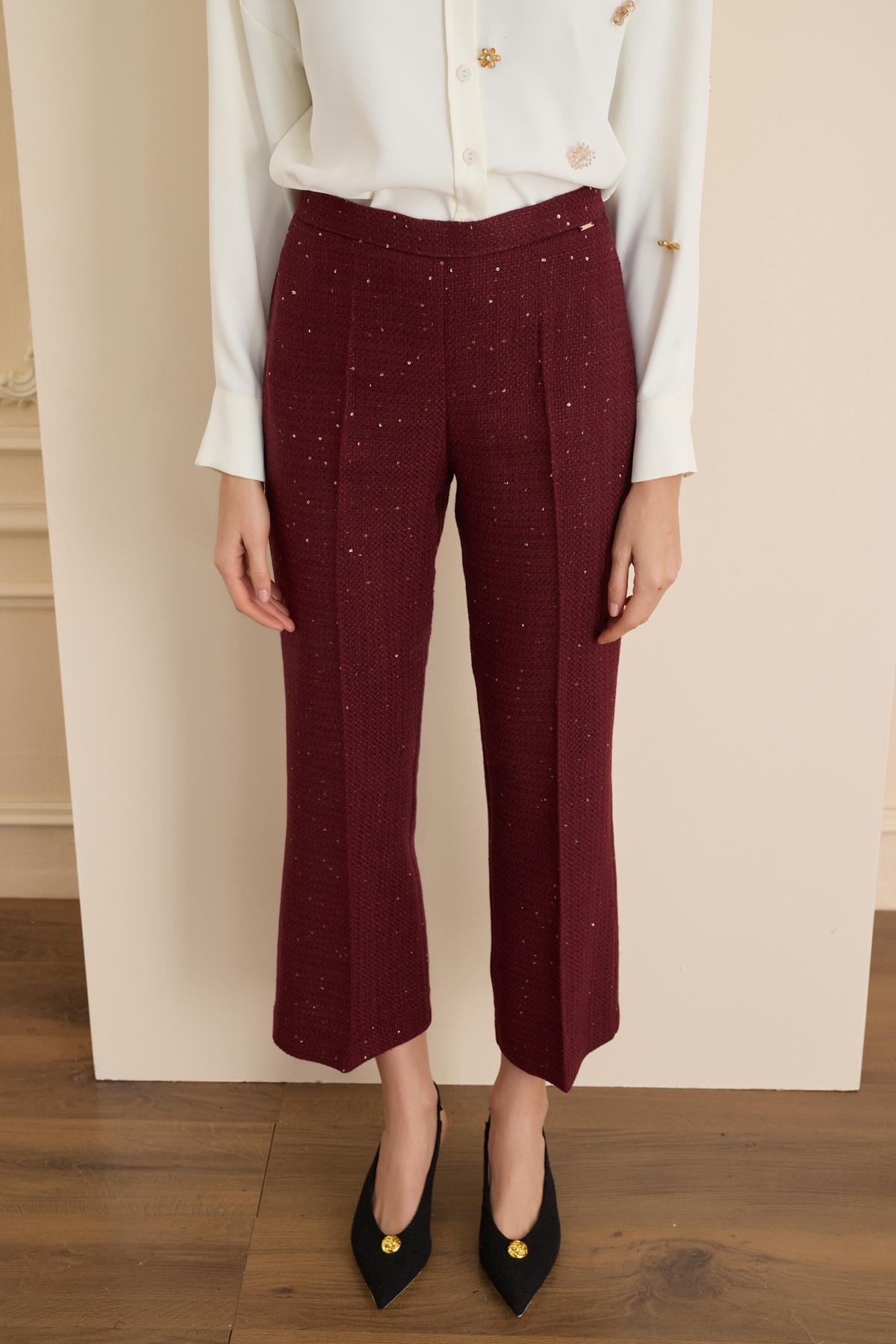 Aurora Pantolon Bordo