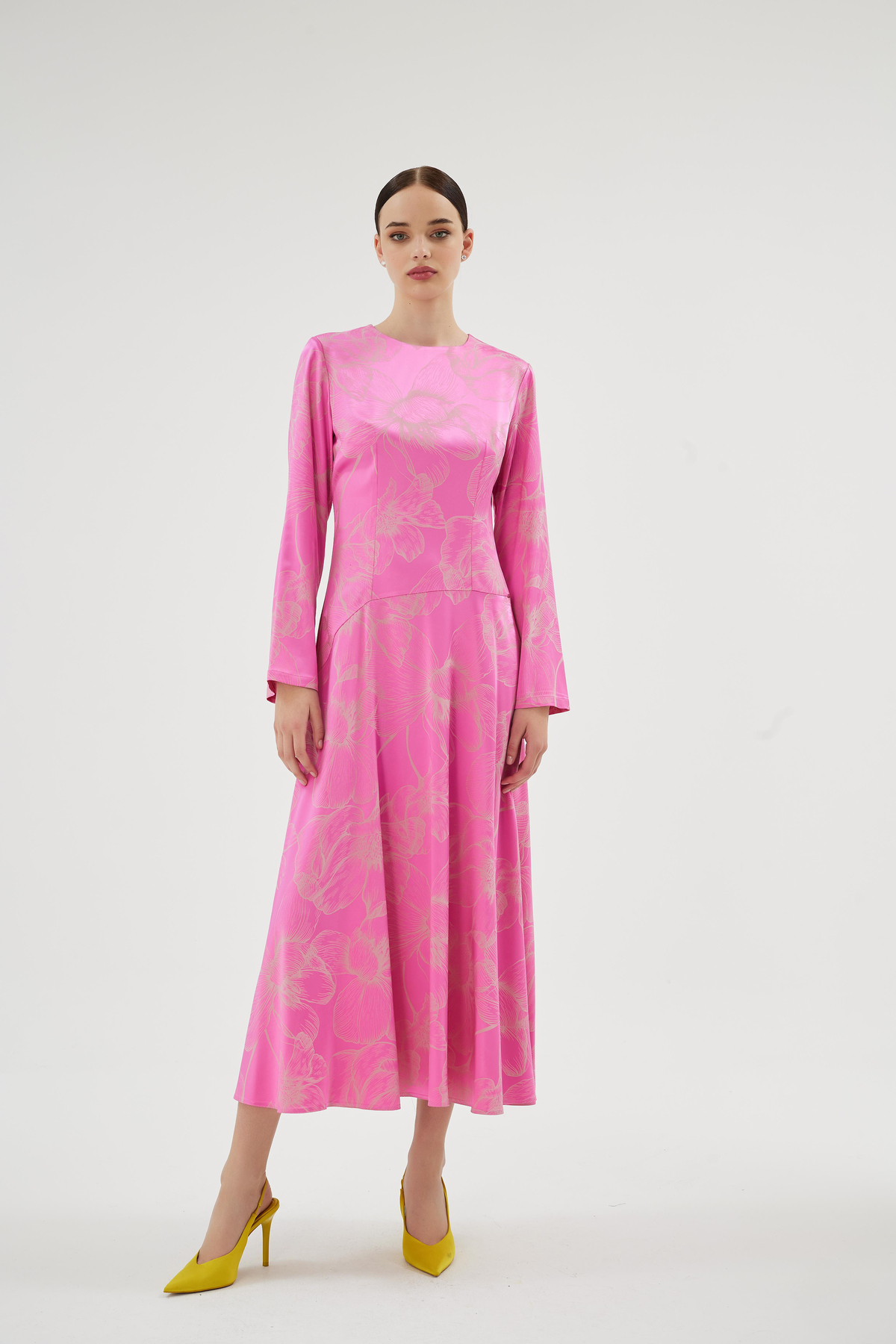 Celeste Elbise Pembe