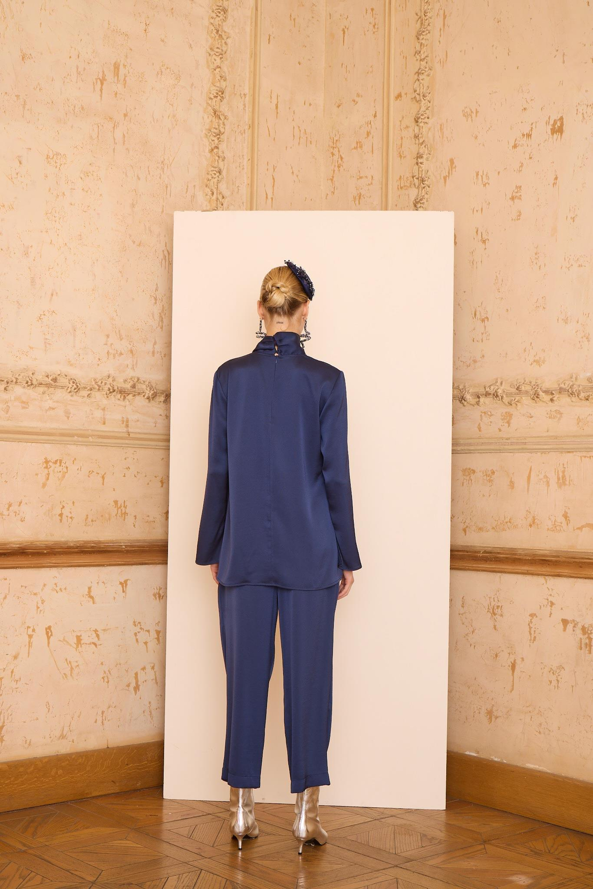 Cristalle Bluz Lacivert