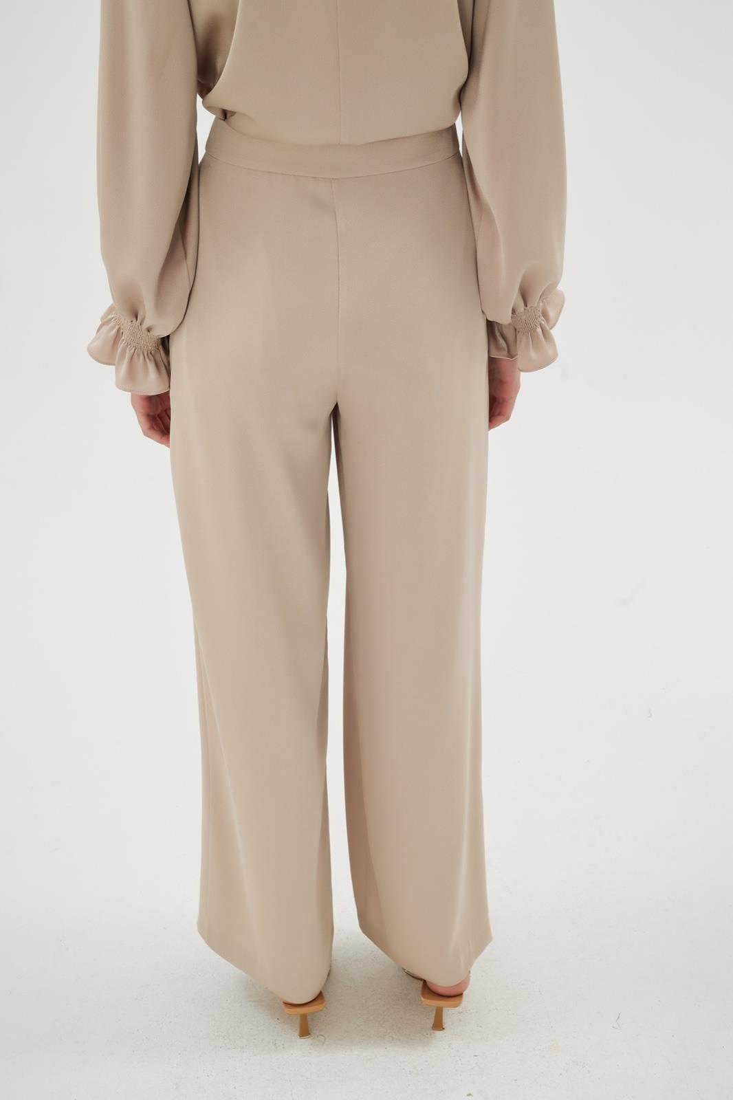 Elegance Pantolon Bej