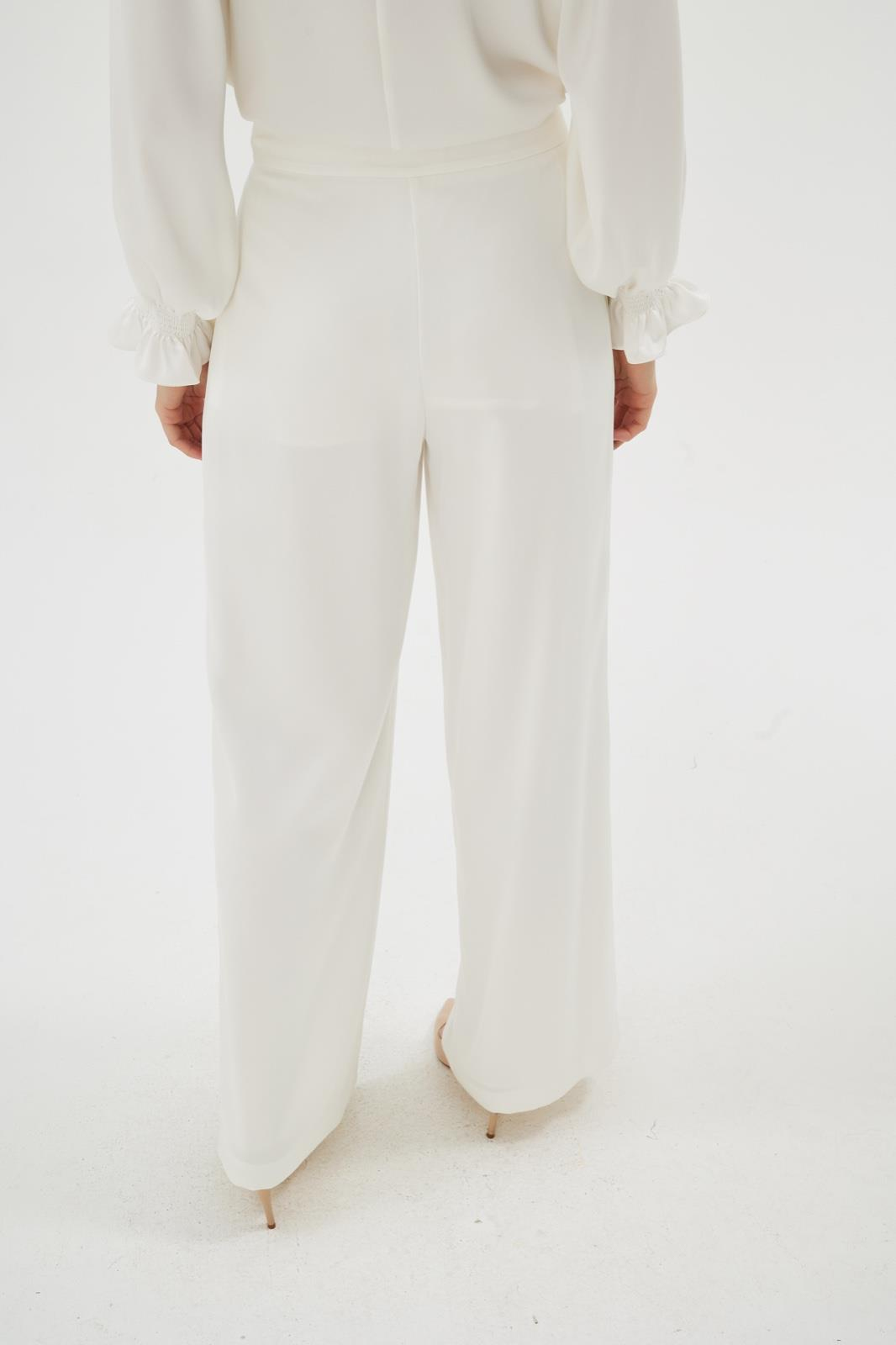 Elegance Pantolon Ekru
