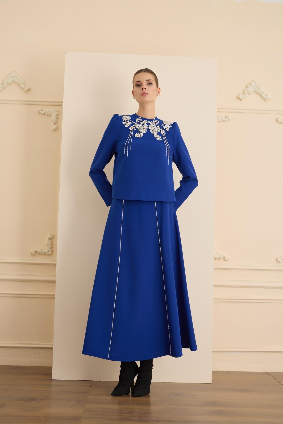 Elodie Takım Gece Mavisi