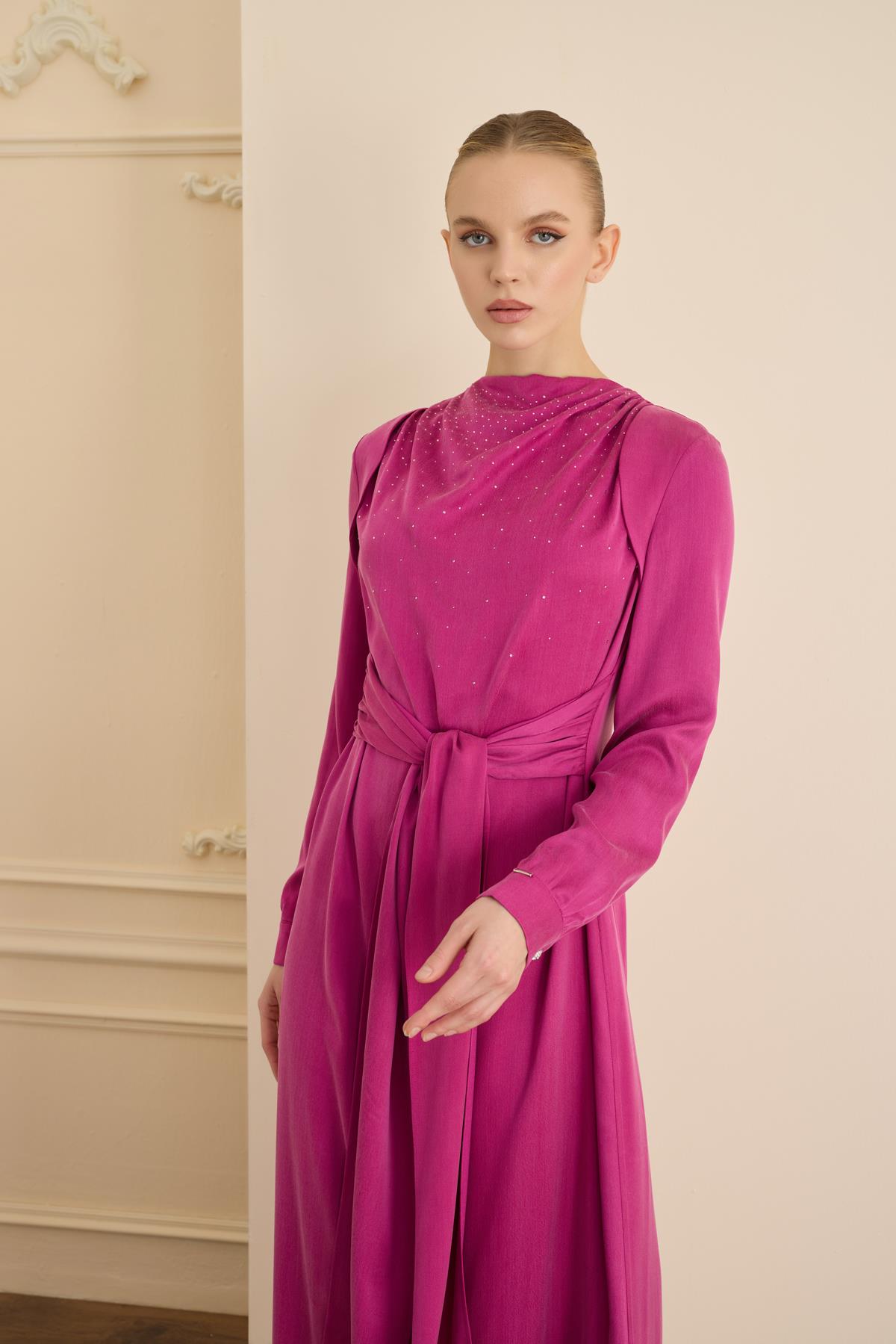 İmelda Elbise Fuşya