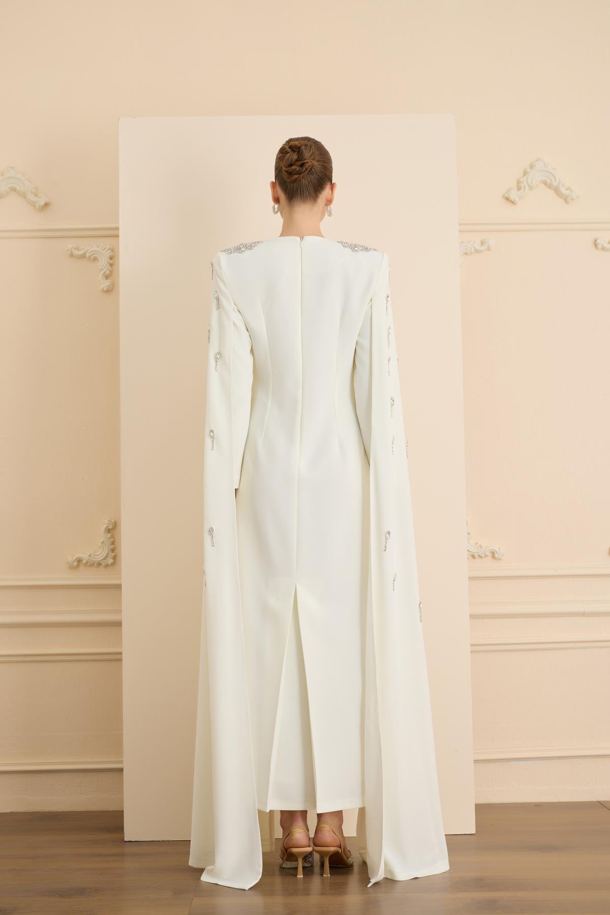 Infinity Elbise Ekru