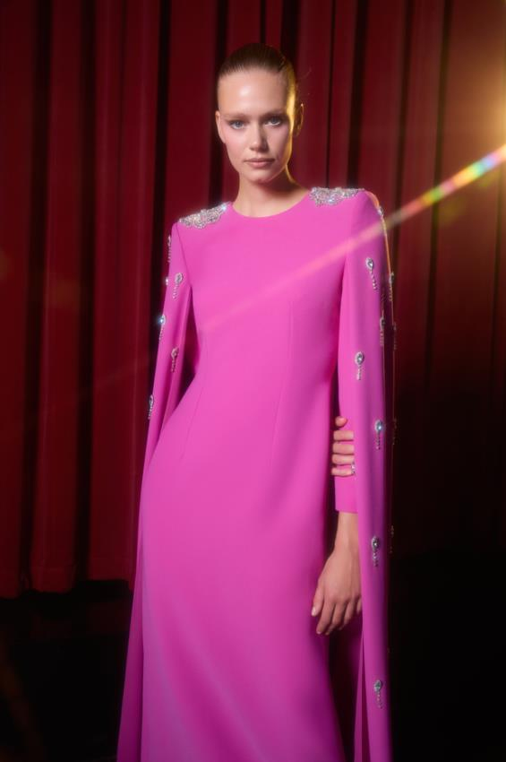 Infinity Elbise Fuşya