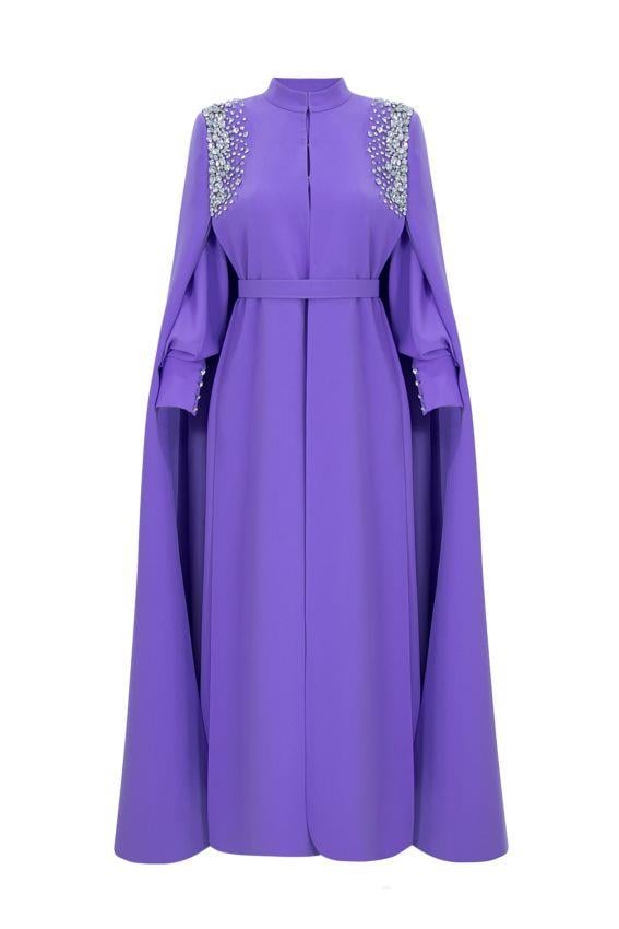 Je Parle Elbise Takım Mor