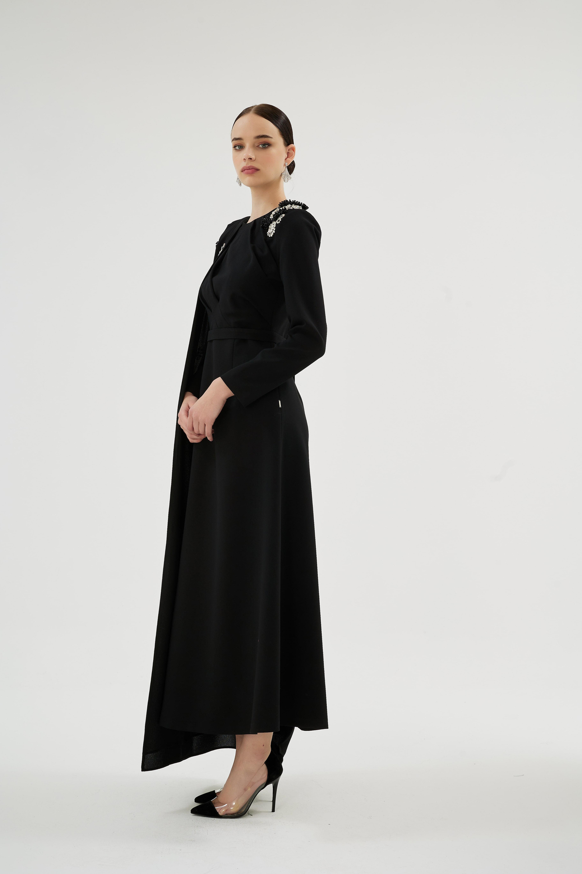 Liliowy Elbise Siyah