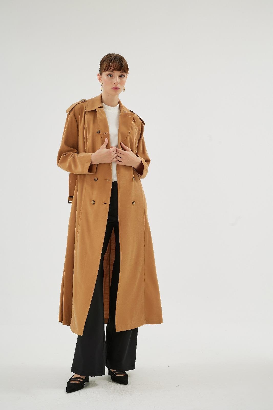 Livia Trençkot Camel