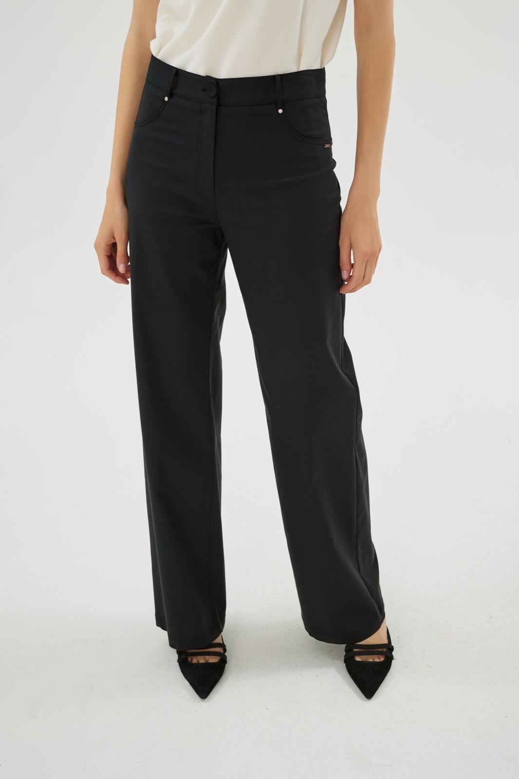 Luzia Koton Pantolon Siyah-SD252052050012