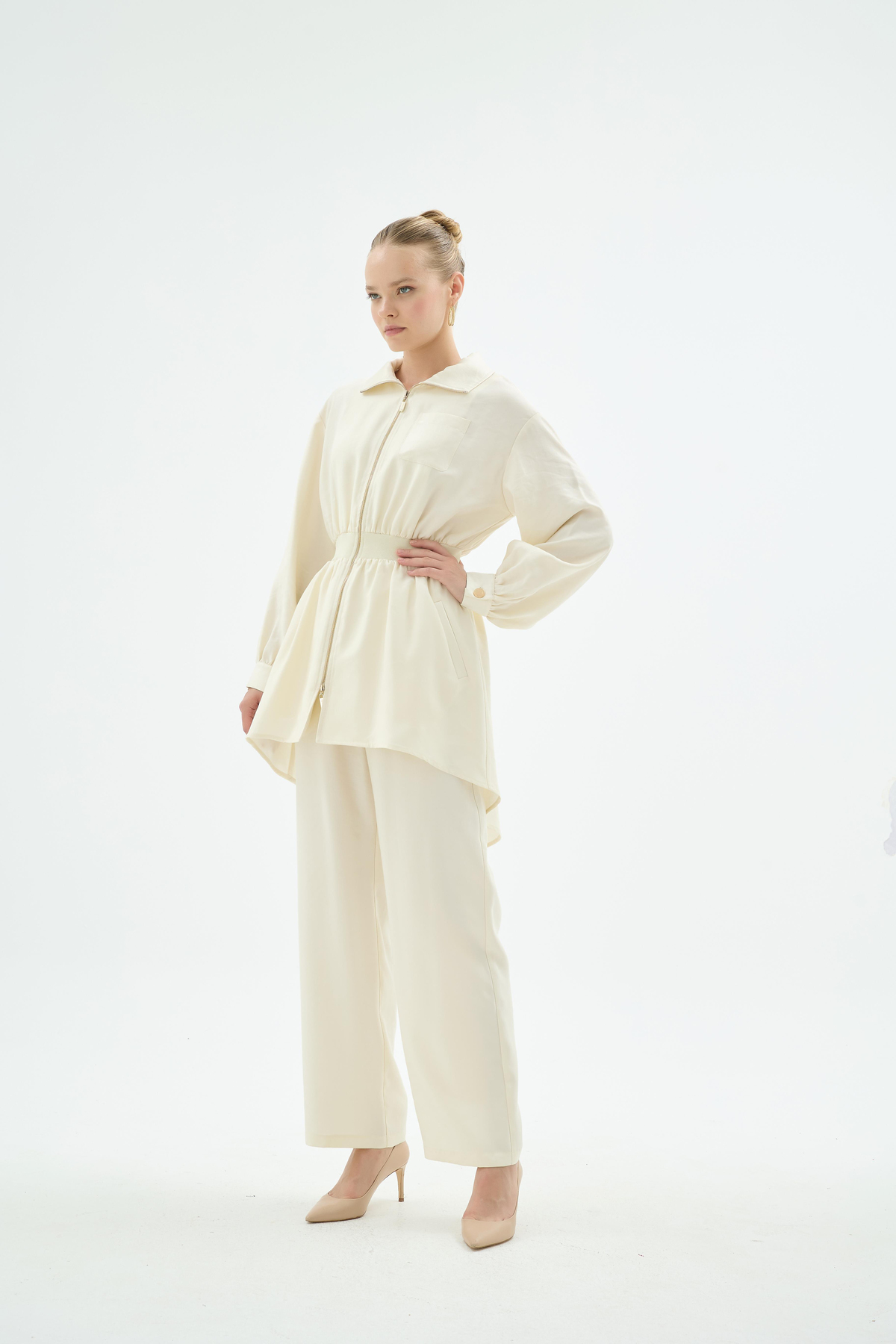 Majora Ribanali Fermuar Detaylı Spor 2'li Spor Takım Taş