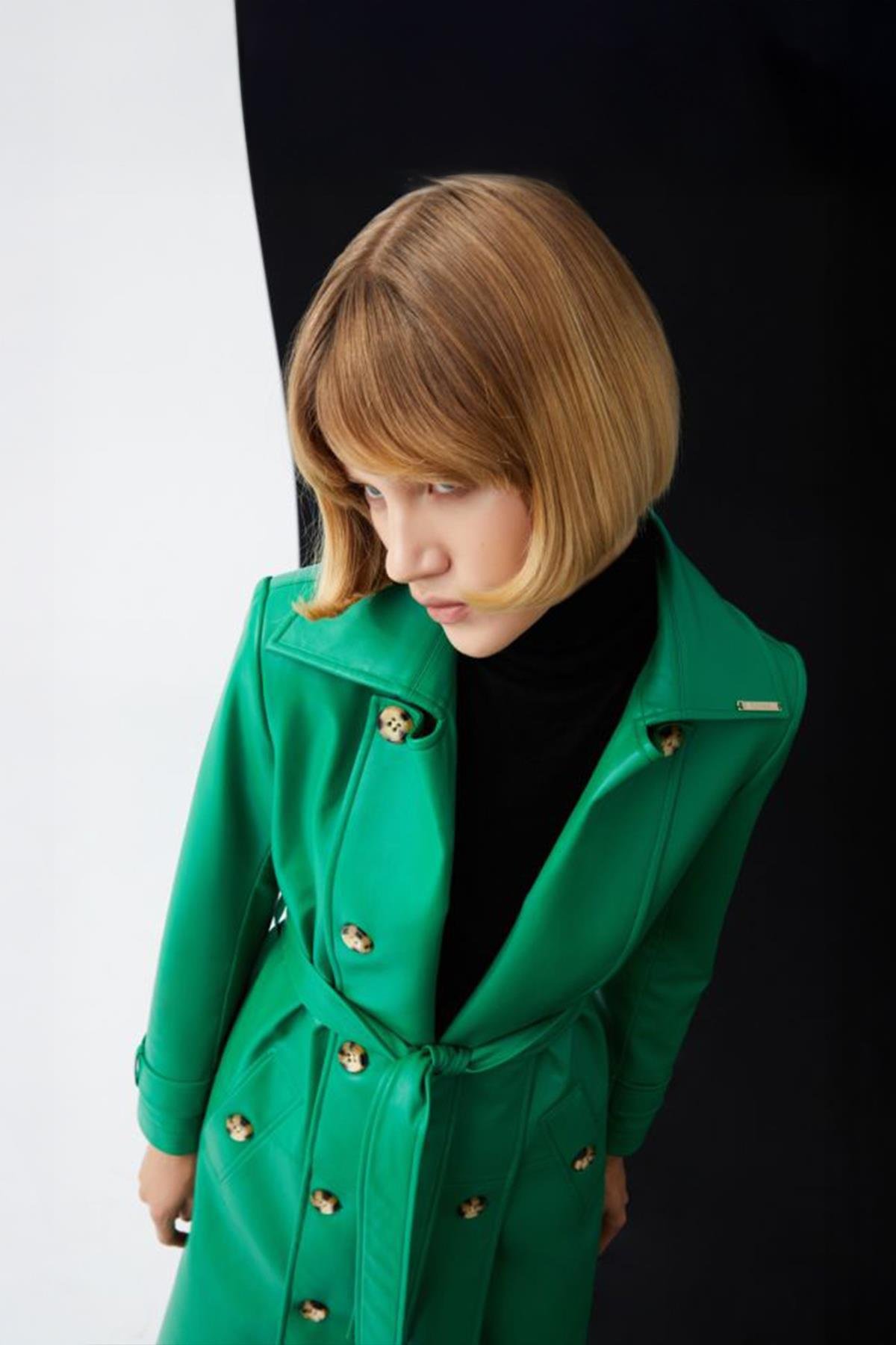 Mancina Trençkot Yeşil