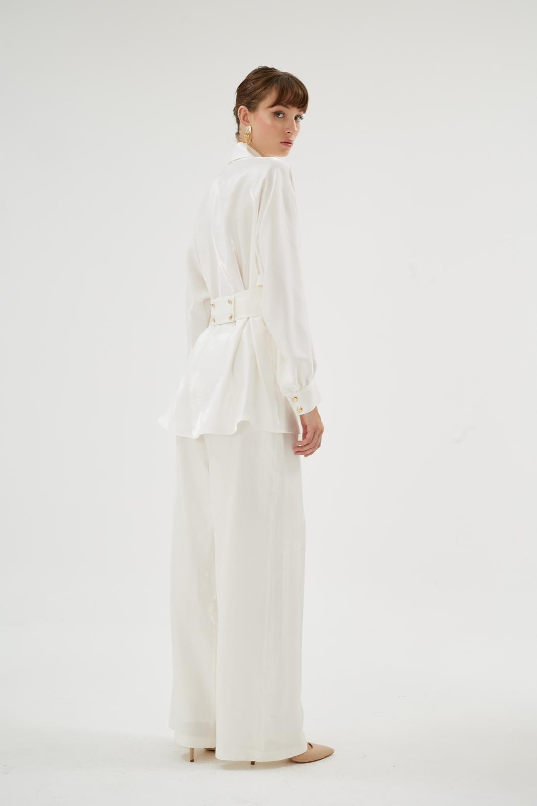 Mazerine Pantolon Ekru