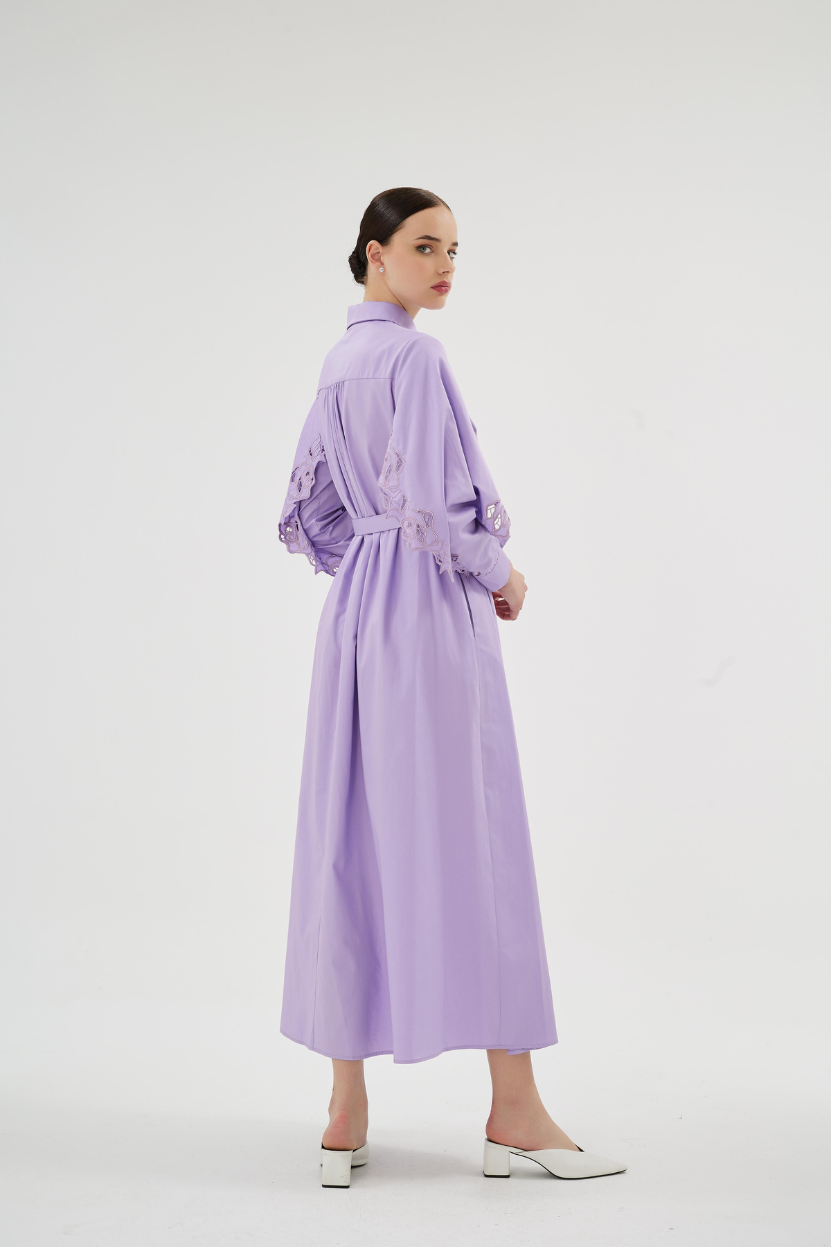 Misty Rose Elbise Lila