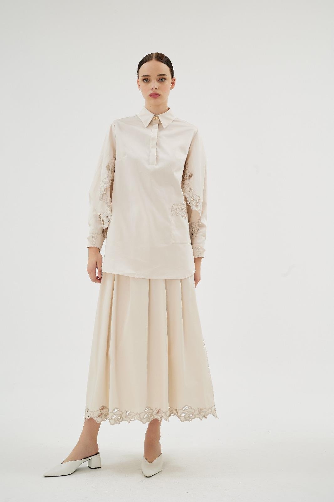 Misty Rose Gömlek Bej