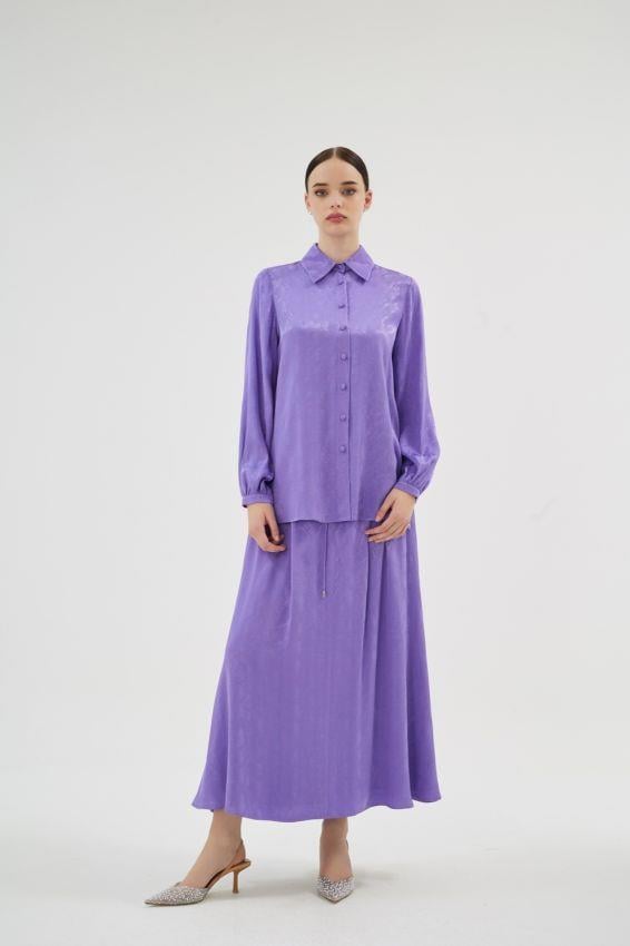 Miyuki Gömlek Mor